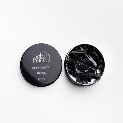 Abteilclips für Extensions – 4,5 cm Metallclips (20 Stück) | Rutschfest & professionell