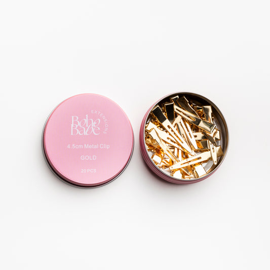 Abteilclips für Extensions – 4,5 cm Metallclips (20 Stück) | Rutschfest & professionell